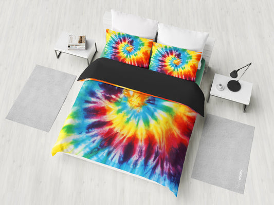 Colorful Tie Dye Hippie Abstract CLH10101023B Bedding Sets