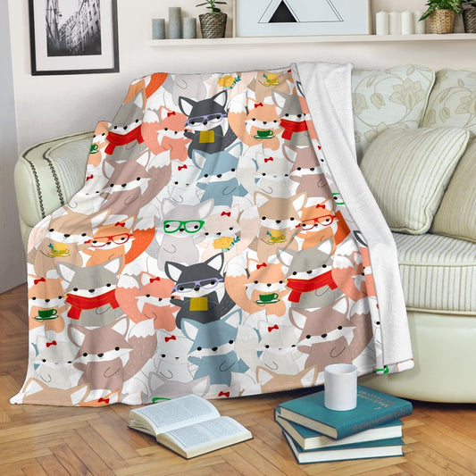 Colorul Fox CL12100297MDF Sherpa Fleece Blanket
