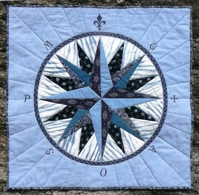 Compass Rose CLA210657 Quilt Blanket