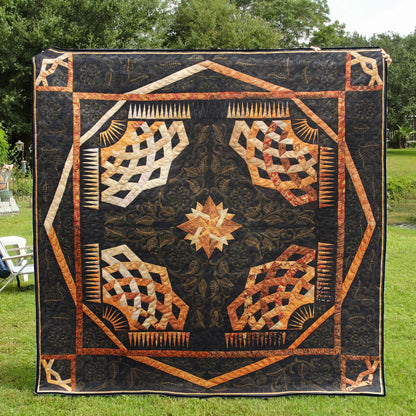 Compass Rose CLA2510161Q Quilt Blanket