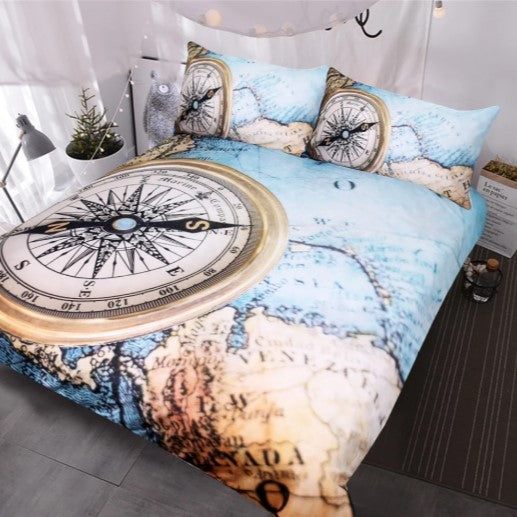 Compass Printed CL23100113MDB Bedding Sets