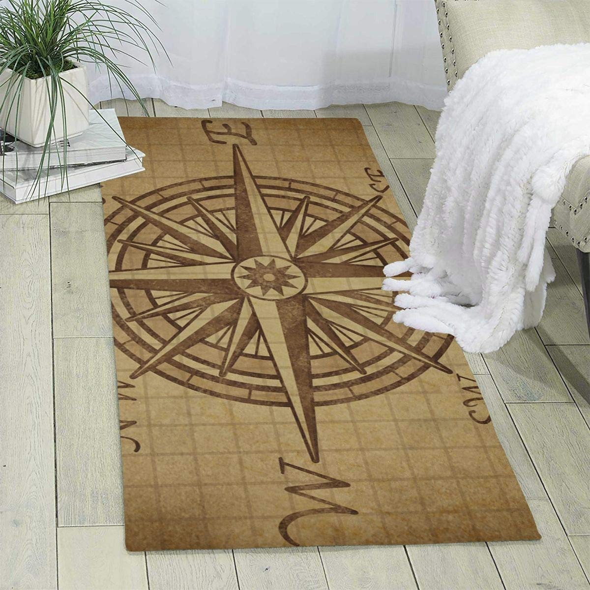 Compass Rose CLA2309089RU Runner Rug