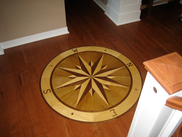 Compass Rose CLM1610076TM Round Area Rug