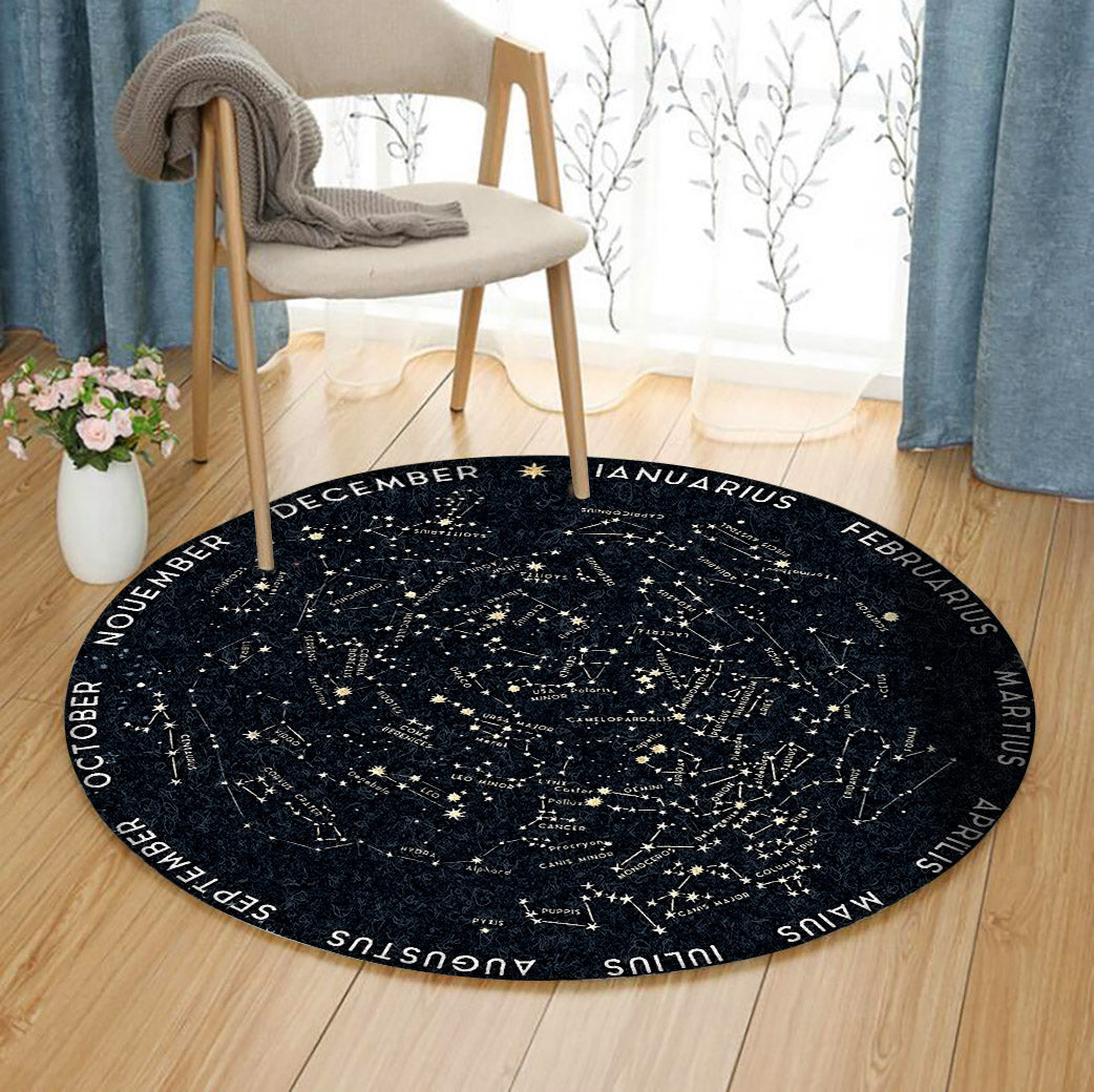 Constellation TT120805PT Round Area Rug