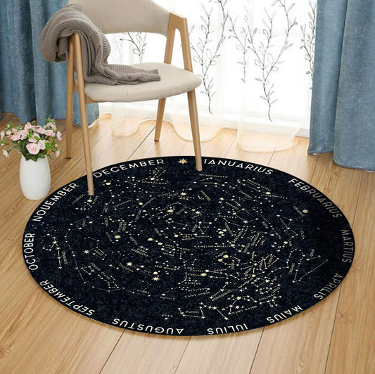 Constellation TT120805PT Round Area Rug