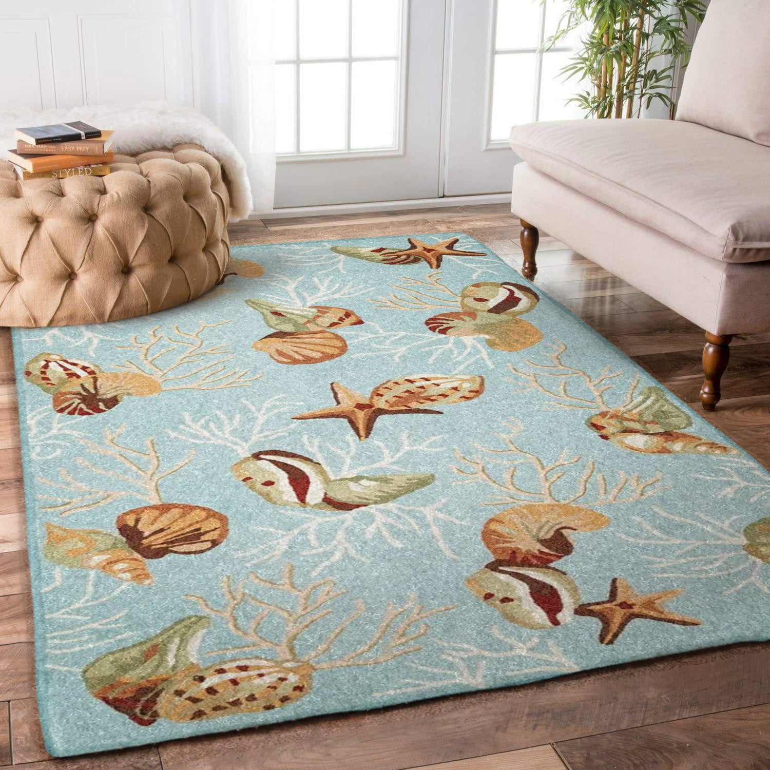 Coral Reef Shells HM0510047M Rug – Charming Favor
