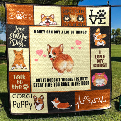 Corgi CL15100108MDQ Quilt Blanket