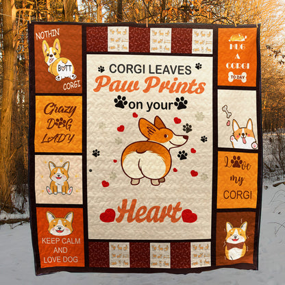 Corgi CL15100111MDQ Quilt Blanket