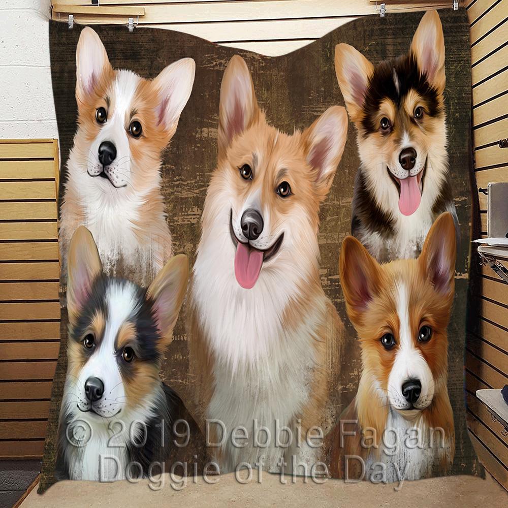 Corgi CL18110678MDQ Quilt Blanket