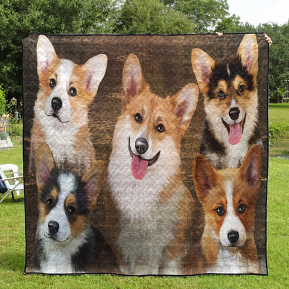 Corgi CL18110678MDQ Quilt Blanket