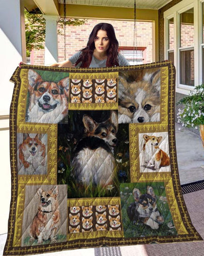 Corgi CLA31100540Q Quilt Blanket