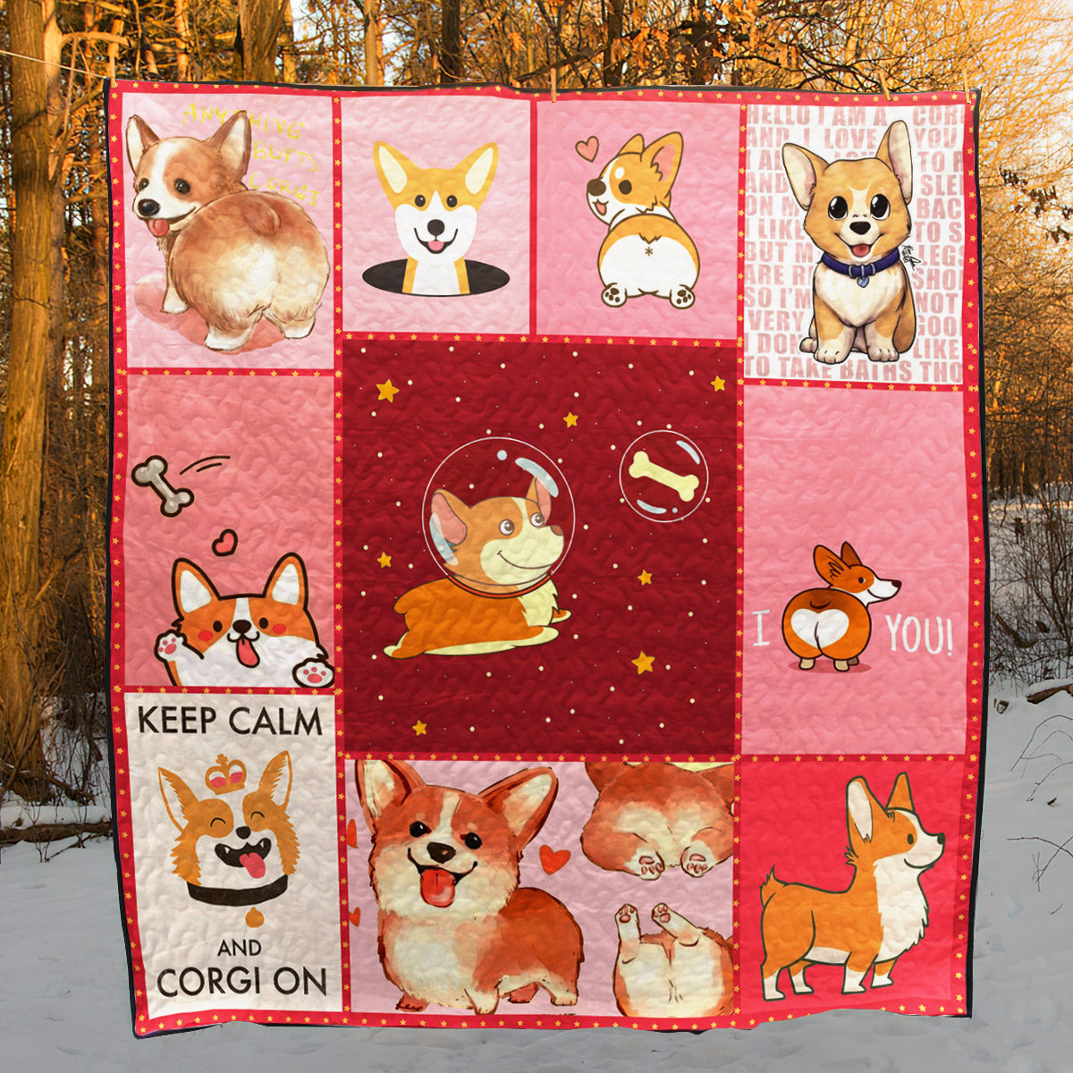 Corgi CLH0512201Q Quilt Blanket