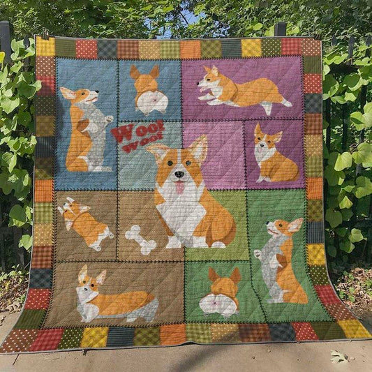 Corgi NT290518 Quilt Blanket
