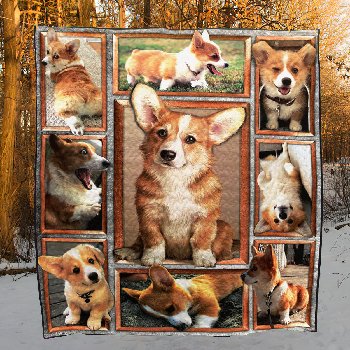 Corgi TD18110089 Quilt Blanket