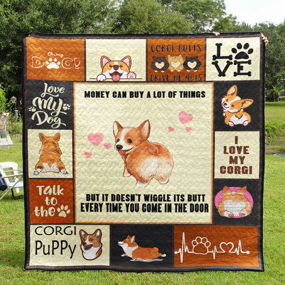 Corgi TD18110091 Quilt Blanket