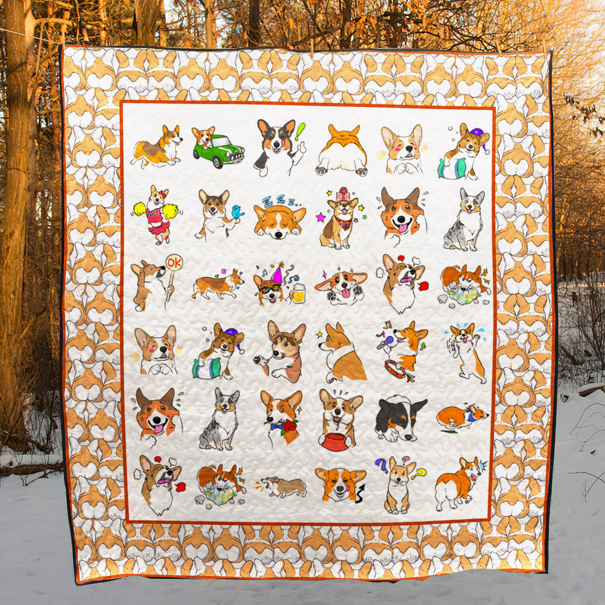 Corgi YH2910587 Quilt Blanket