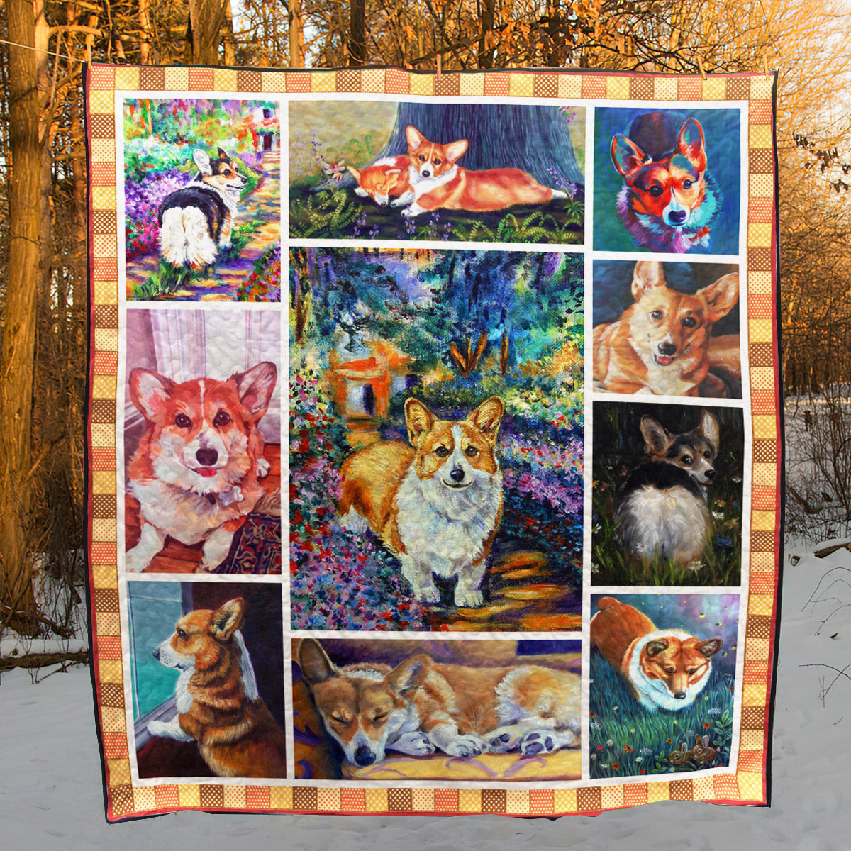 Corgi YH2910597 Quilt Blanket