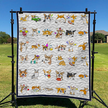 Corgi YH3110882 Quilt Blanket