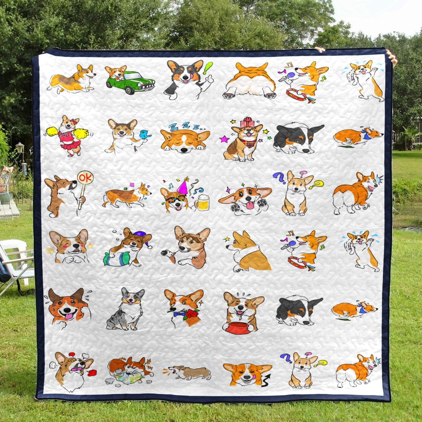 Corgi YH3110882 Quilt Blanket