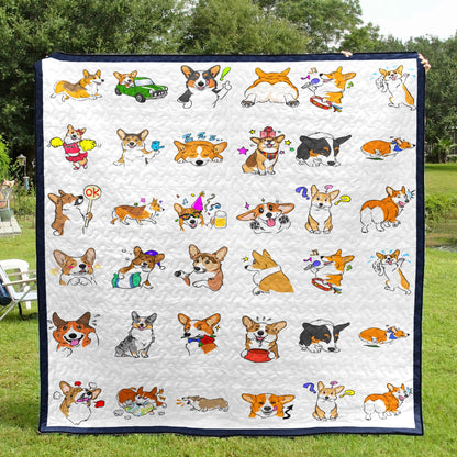 Corgi YH3110882 Quilt Blanket