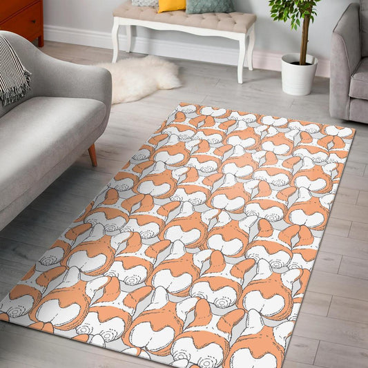 Corgi Butt CL12100341MDR Rug
