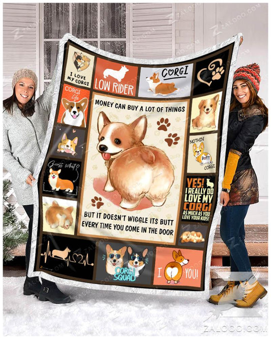 Corgi CL05110140MDF Sherpa Fleece Blanket