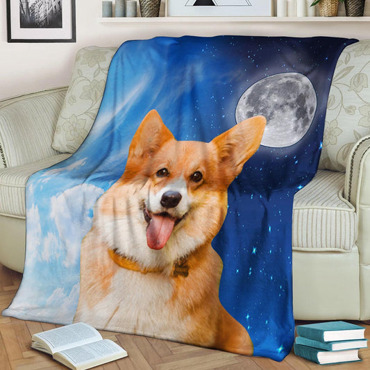 Corgi CL1208118MD Sherpa Fleece Blanket