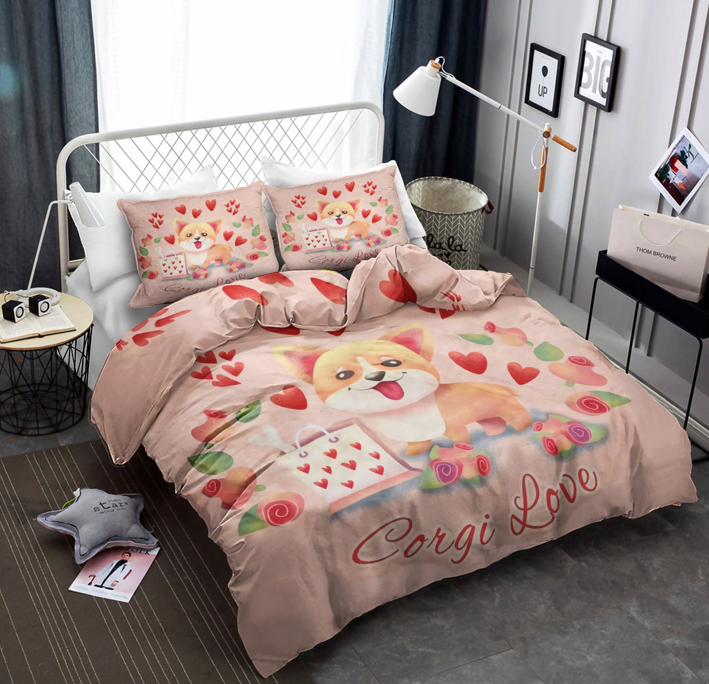 Corgi Love Lovers of Corgis CLA19100393B Bedding Sets