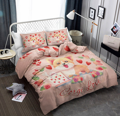 Corgi Love Lovers of Corgis CLA19100393B Bedding Sets