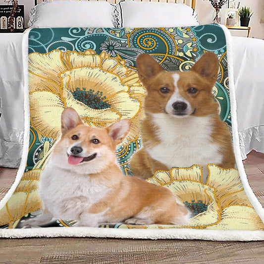 Corgi TL1510026TT Sherpa Fleece Blanket