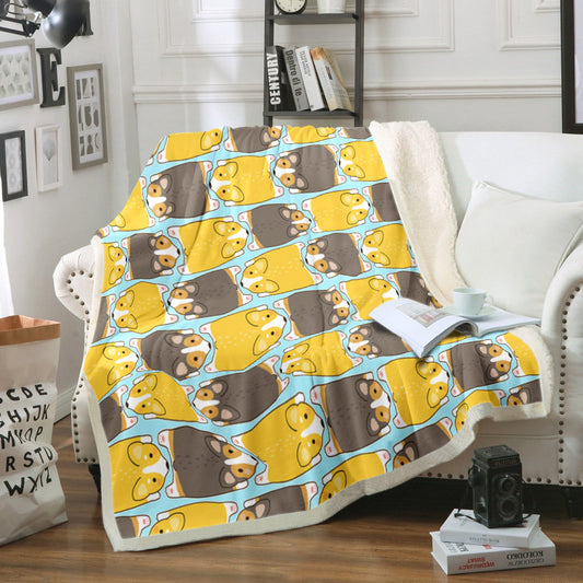 Corgi TN260809TT Sherpa Fleece Blanket