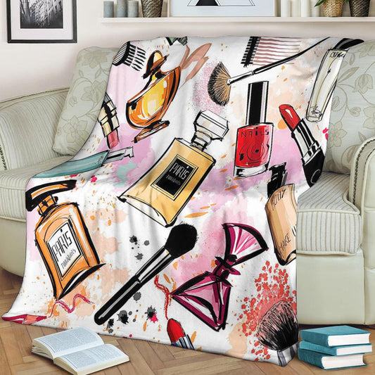 Cosmetic And Makeup CLM140806 Sherpa Fleece Blanket