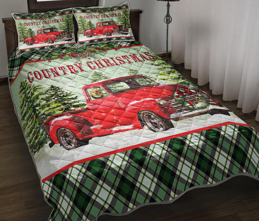 Country Christmas Quilt Bedding Set TL130912