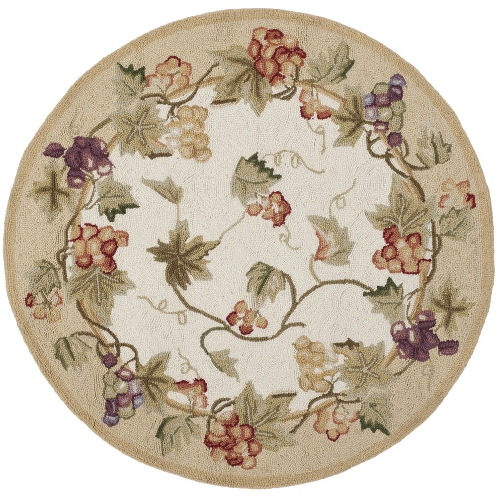 Country Orchild CLM1210042R Round Area Rug