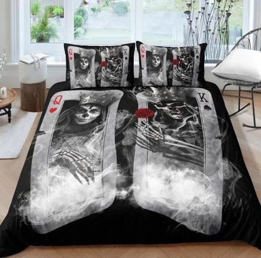 Couple Sugar Skull CLA1210156B Bedding Sets