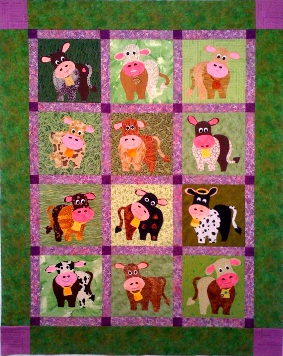 Cow Parade CLA0411282Q Quilt Blanket