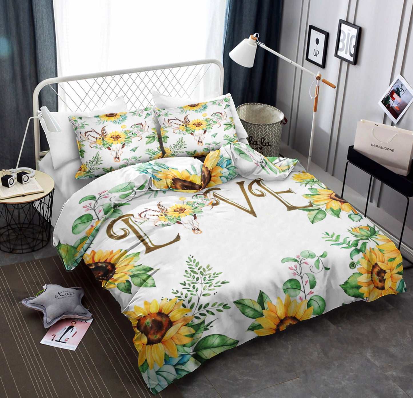 Cow sunflower CLA19100099B Bedding Sets