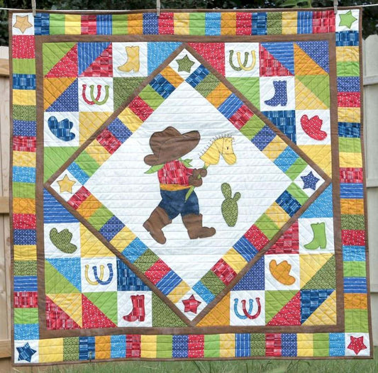 Cowboy Adventures CLD210610 Quilt Blanket