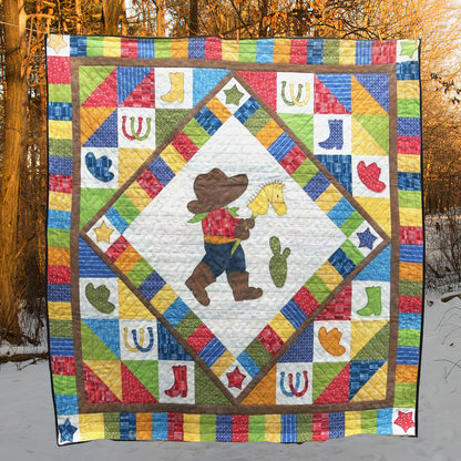 Cowboy Adventures CLD210610 Quilt Blanket