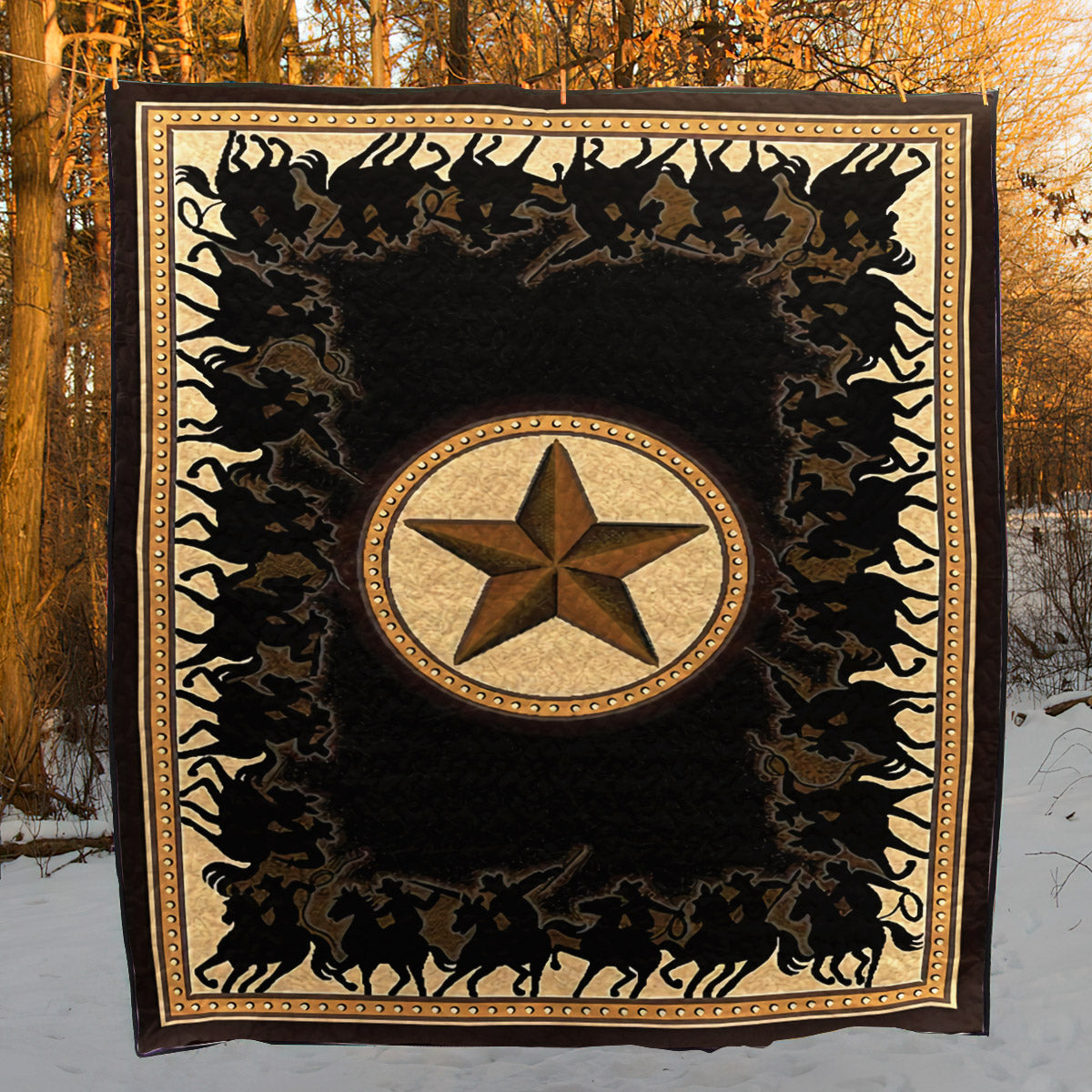 Cowboy CLM1511145 Quilt Blanket