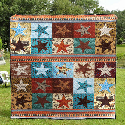 Cowboy Western CLM1111176 Quilt Blanket