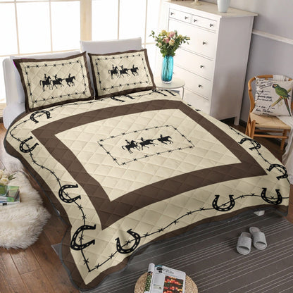 Cowboy CLA2809199B Quilt Bedding Set
