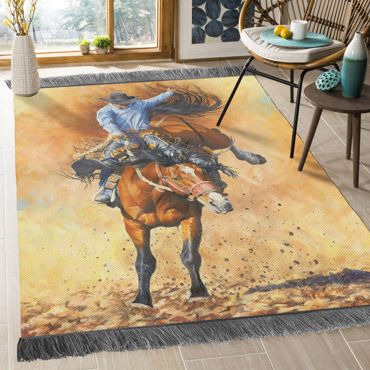 Cowboy VD0710048O Decorative Floor-cloth