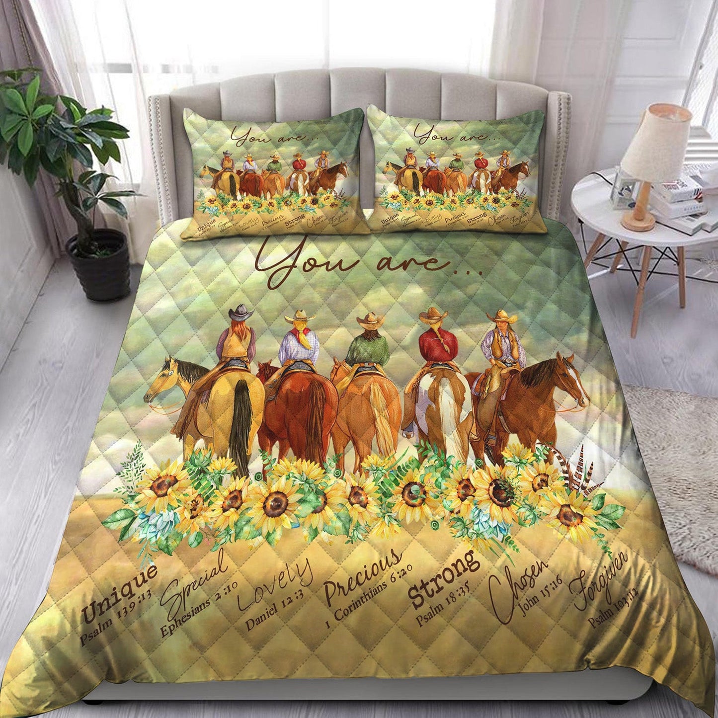 Cowgirl Quilt Bedding Set ND011002