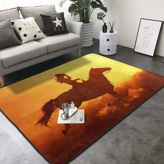 Cowgirl On Horse CLG1910017R Rug