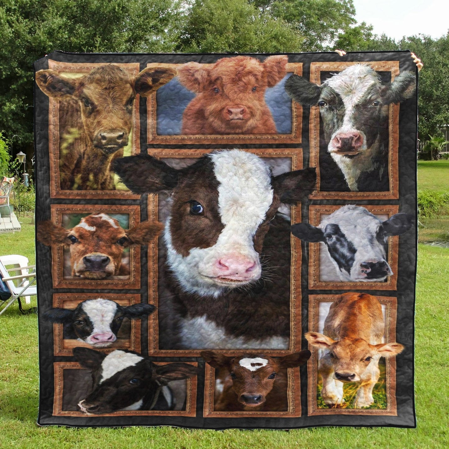 Cows CLA2911204Q Quilt Blanket