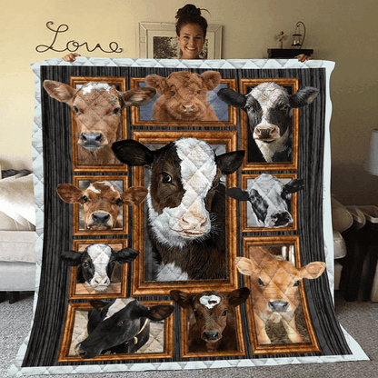 Cows CLA2911204Q Quilt Blanket