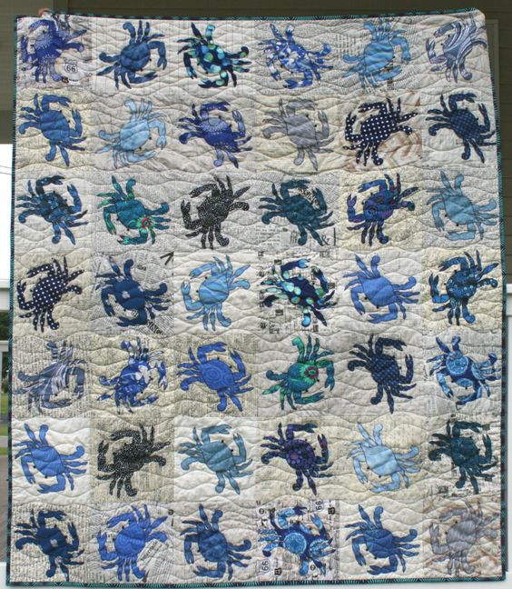 Crab CLA1410154Q Quilt Blanket