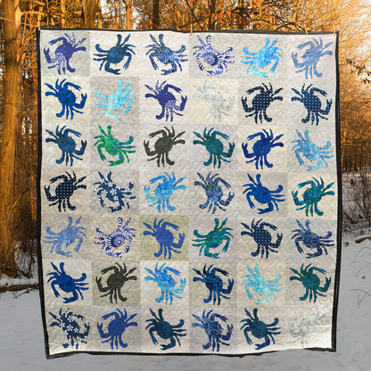 Crab CLA1410154Q Quilt Blanket