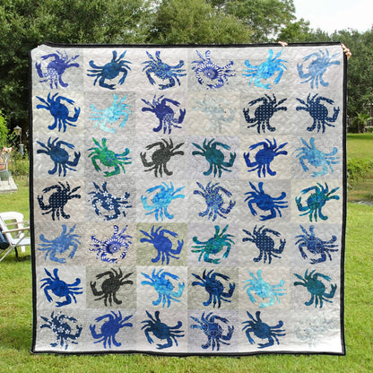 Crab CLA1410154Q Quilt Blanket